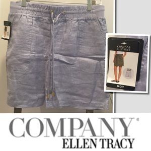 Ellen Tracy Linen Skirt